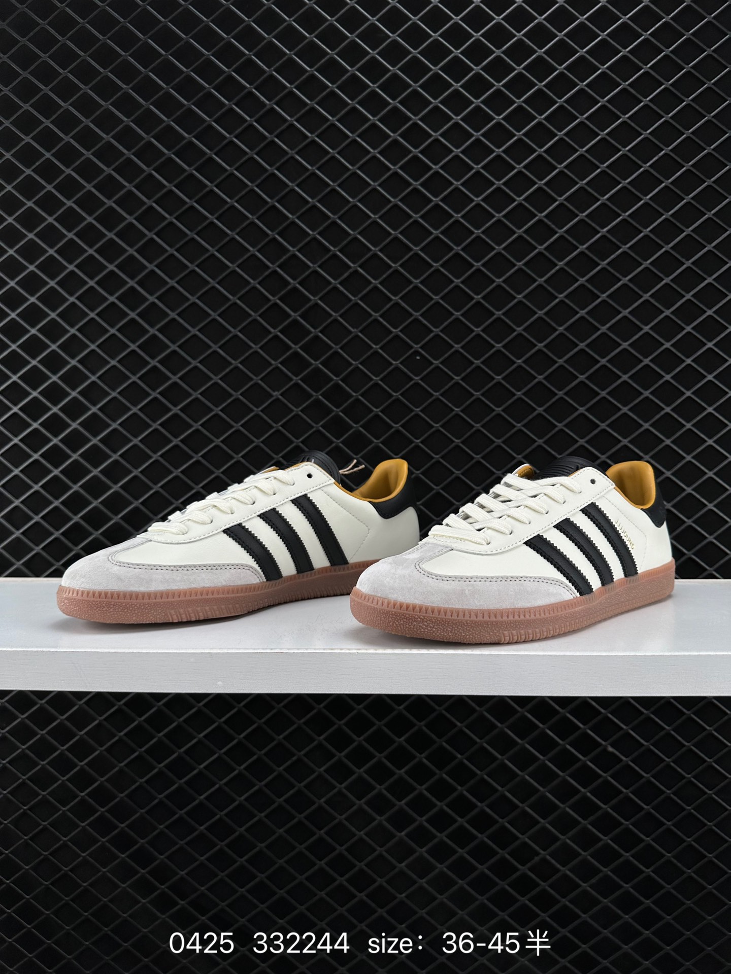 JJJJound x AD Originals Samba Classic”Studded Pack Black“